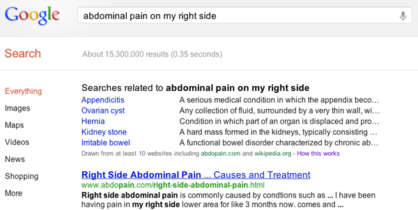 google-symptom-search