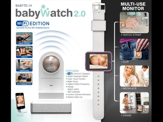 CES 2012: Baby Watch, the first wearable video baby monitor